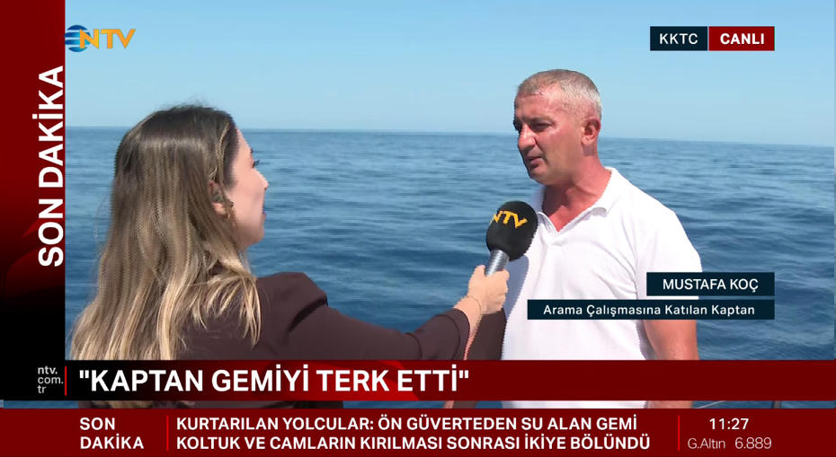 Girne Feribot Kazasında Kaptanın İtirafı: 'Gemiyi Ben Taktim'