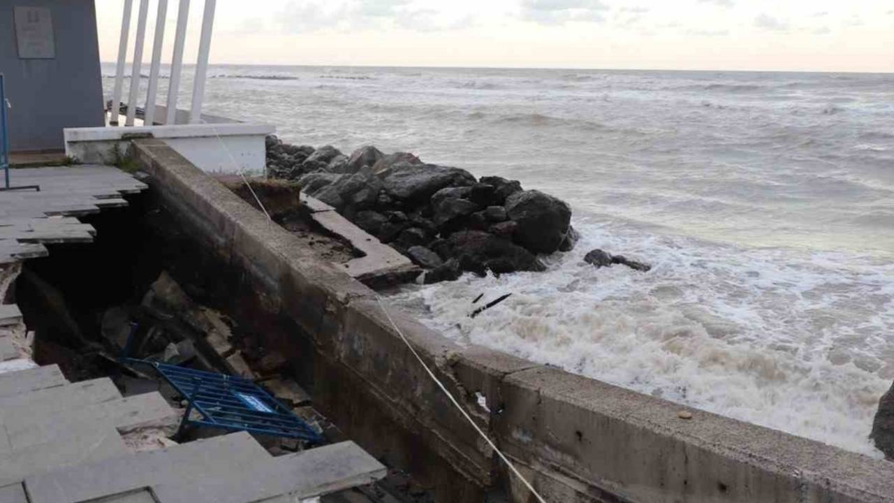 Samsun’da Kıyı Erozyonu Devam Ediyor: Sahillerde Tehlike Artıyor