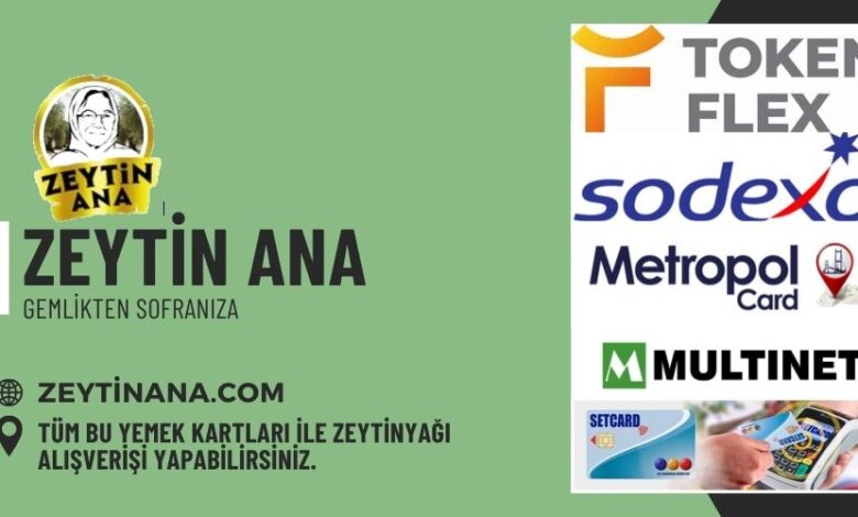 multinet, Metropol Kartı, sodexo, setcard, ticket, tokenflex geçen marketler - Zeytinana.com - Zeytinyağı