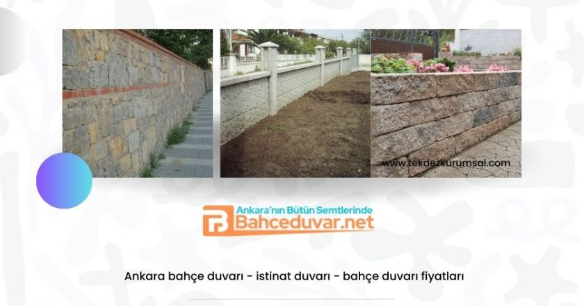 Beton Bahçe Duvarı Ankara – Dayanıklılığın ve Estetiğin Buluştuğu Nokta