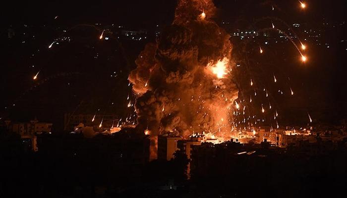 İsrail Beyrut’u vurdu! Şiddetli patlamalar yaşandı