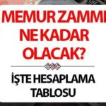 KAMU ÇALIŞANLARI MAAŞ ARTIŞININ 2025 YILI HESAPLANMASI (TAHMİNİ ORAN TABLOSU) | Kamu çalışanlarının maaşları yeni yılda ne kadar olacak? Kaç TL olacak? İşte kamu çalışan zam oranlarındaki 4 aylık enflasyon farkı!