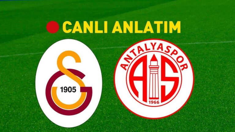 Galatasaray – Antalyaspor Bein Sports 1 Canlı İzleme | Lider evde Antalyasport’a karşı