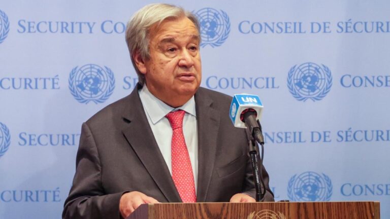 Guterres, İsrail’in Gazze’deki tüm insani yardımı 2 ay boyunca engellediğini duyurdu