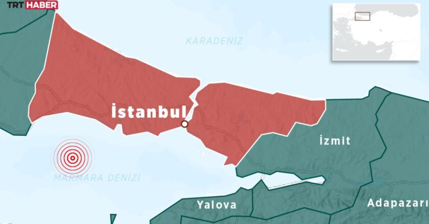 Marmara Denizi’nde 3,6 büyüklükte deprem