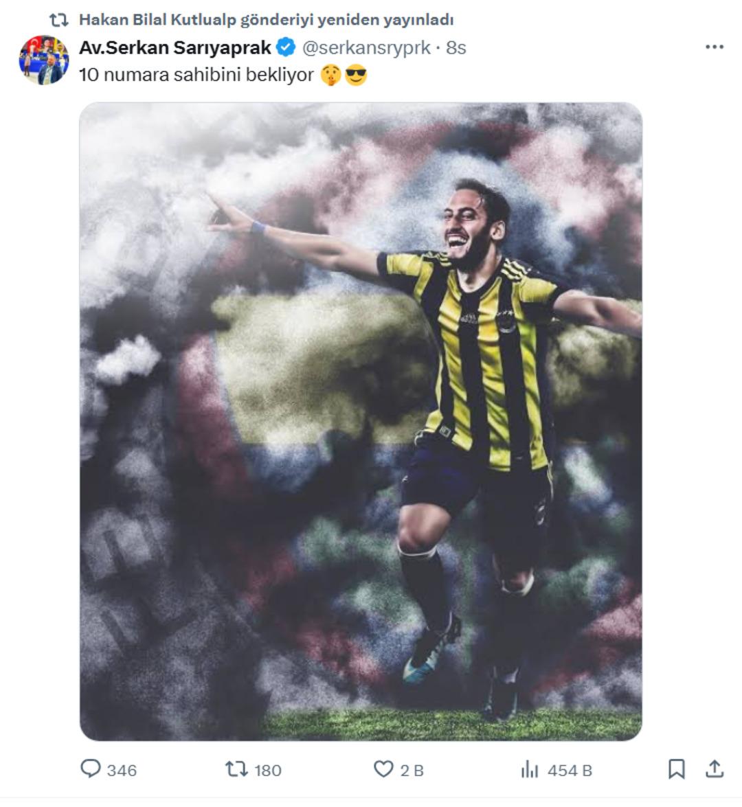 Fenerbahce'nin adı genellikle Galatasaray Hakan Çalhanoğlu'nun bombası ile bahsedilir! Yılın çalı transferi geliyor ... 3