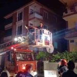 Çorum dairesindeki yangın paniğe neden oldu