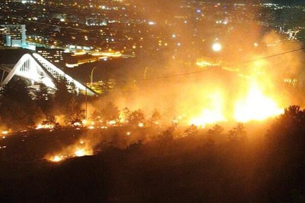 Boscosa Bruciata di Konya bölgesinde başlatılan havai fişek