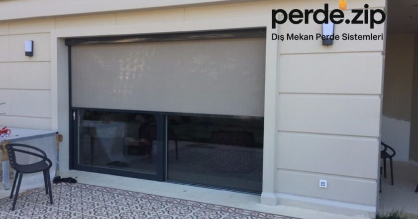Zip perde ile modern yaşam alanlarında konfor