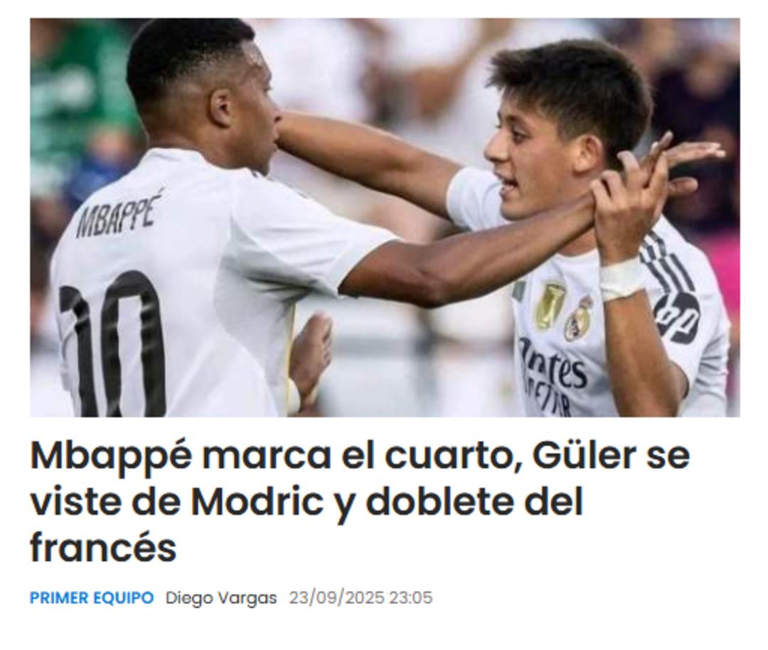 Real Madrid de Arda Güler'in İspanyollarını büyüledi! Gazetelerin başlıkları Ulusal Yıldız ile dekore edildi ... Modric ve Özil ... Gouti 3'ü hatırlayan 3