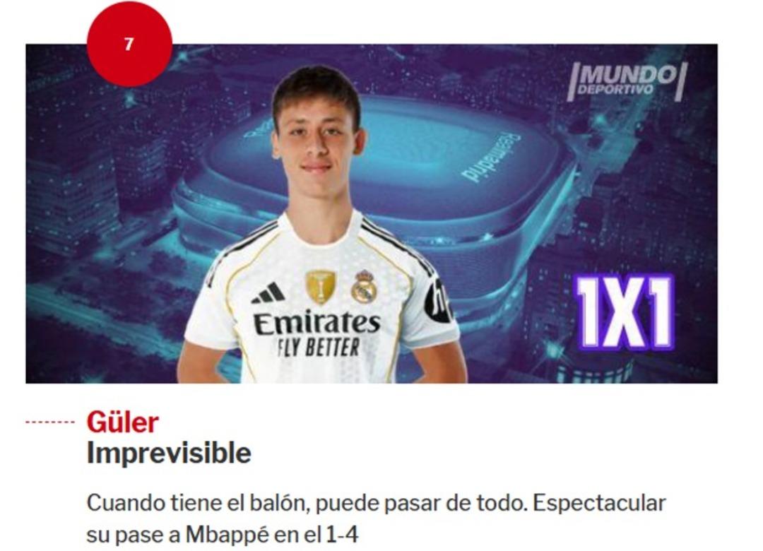 Real Madrid de Arda Güler'in İspanyollarını büyüledi! Gazetelerin başlıkları Ulusal Yıldız ile dekore edildi ... Modric ve Özil ... Gouti 5'i hatırlayan 5