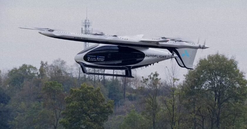 Video. Çin’in 2 tonluk eVTOL’u şehirlerarası kargo test uçuşunu tamamladı