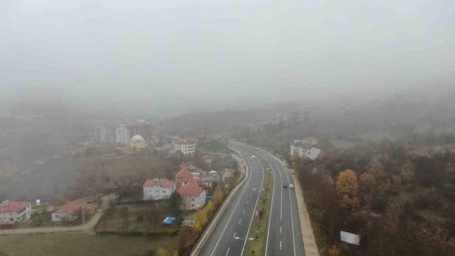 Sis etkili oldu, görüş mesafesi 50 metreye düştü 3