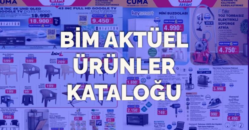 BİM’de 14 Kasım Cuma Aktüel Ürünler: Süpürge, Ütü, Televizyon, Masa ve Kahve Makinesi Satışta!